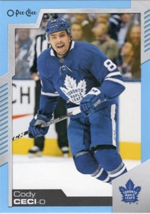 20-21 2020-21 OPC Cody Ceci BLUE BORDER INSERT #23-Leafs - Picture 1 of 1