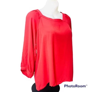 Blusa LOFT para mujer XXS top cuadrado manga 3/4 suelta nueva con etiquetas - Imagen 1 de 11