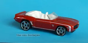 2006 Hot Wheels Loose 1969 '69 Chevy Camaro Convertible Orange-Red First Edition - Picture 1 of 1