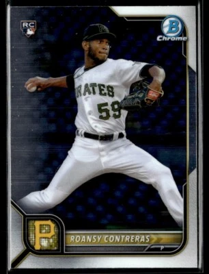 2022 Bowman Chrome #99 Roansy Contreras RC  BB01R01H - Image 1 of 2