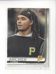 2019 Topps Photo Variation #380 Chris Archer (Black Shirt) Pirates SP! - Picture 1 of 1