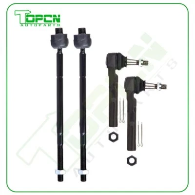 4Pcs Suspension Front Inner & Outer Tie Rod End Kit for 2007 Buick Rendezvous Foto 1 de 4