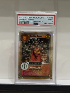 Ibrahim OSMAN 2024 Merlin Chrome GAMERS Rookie GOLD Refractor 49/50 RC SSP - Picture 1 of 2