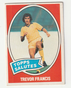 Topps 1979 Blue Back Salutes Card Trevor Francis Birmingham City