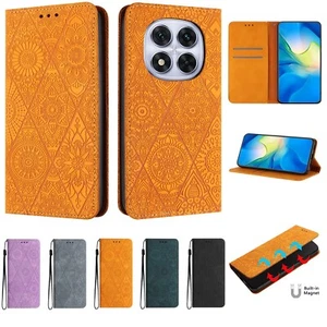Totem Flower Leather Wallet Phone Case For Xiaomi 14T 12T Poco M4 M6 M3 X5 Pro - Picture 1 of 17