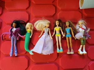 6 Mini Doll Figures- Barbie, My Scene, and McDonald's toys BJ - Picture 1 of 9