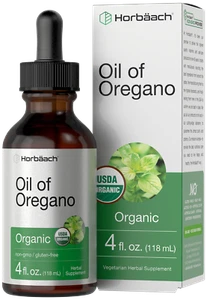 Organic Oil of Oregano | 4 fl oz Liquid | Vegan Tincture | by Horbaach - Picture 1 of 7