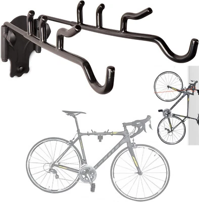 Bike Wall Mount, Bicycle Storage Rack Hooks for Hanging Bicycles Max 55lb - Image 1 of 4