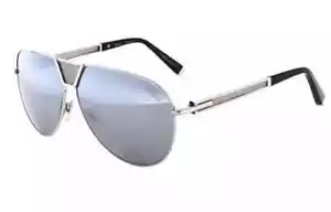 ZILLI 65045 C03 HERREN SILBER & SCHWARZ TITAN PILOTEN SONNENBRILLE 64-10-145mm NEU - Bild 1 von 11