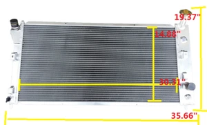 Fit 00-05 Buick Century 00-04 Regal 00-03 Impala / Monte Carlo Aluminum Radiator - Foto 1 di 6