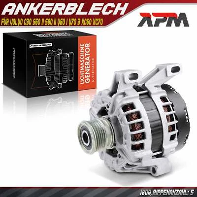 Generatore alternatore 180A 14V per Volvo C30 S60 II S80 II V60 I V70 XC60 XC70 - Immagine 1 di 4