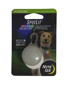 Nite Ize SpotLit Rechargeable Collar Light - Disc-O Tech - Picture 1 of 5