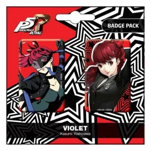 Persona 5 Royal - Violet (Kasumi Yoshizawa) Badge Set - Picture 1 of 1