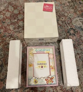Russ Berrie And Co. Grandma's Shining Star Skribbles 4x6” Handpainted Pic Frame - Picture 1 of 5