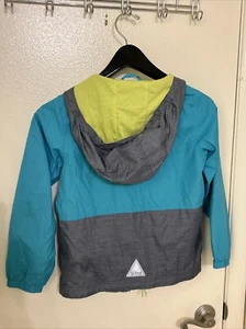 L.L. Bean Kids S (8) Wind and Rain Jacket Teal EUC - Picture 1 of 7