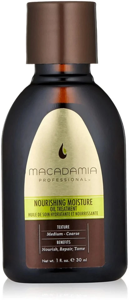 Tratamiento de aceite capilar hidratante nutritivo profesional de macadamia 30 ml 1 fl. oz. Foto 1 de 1
