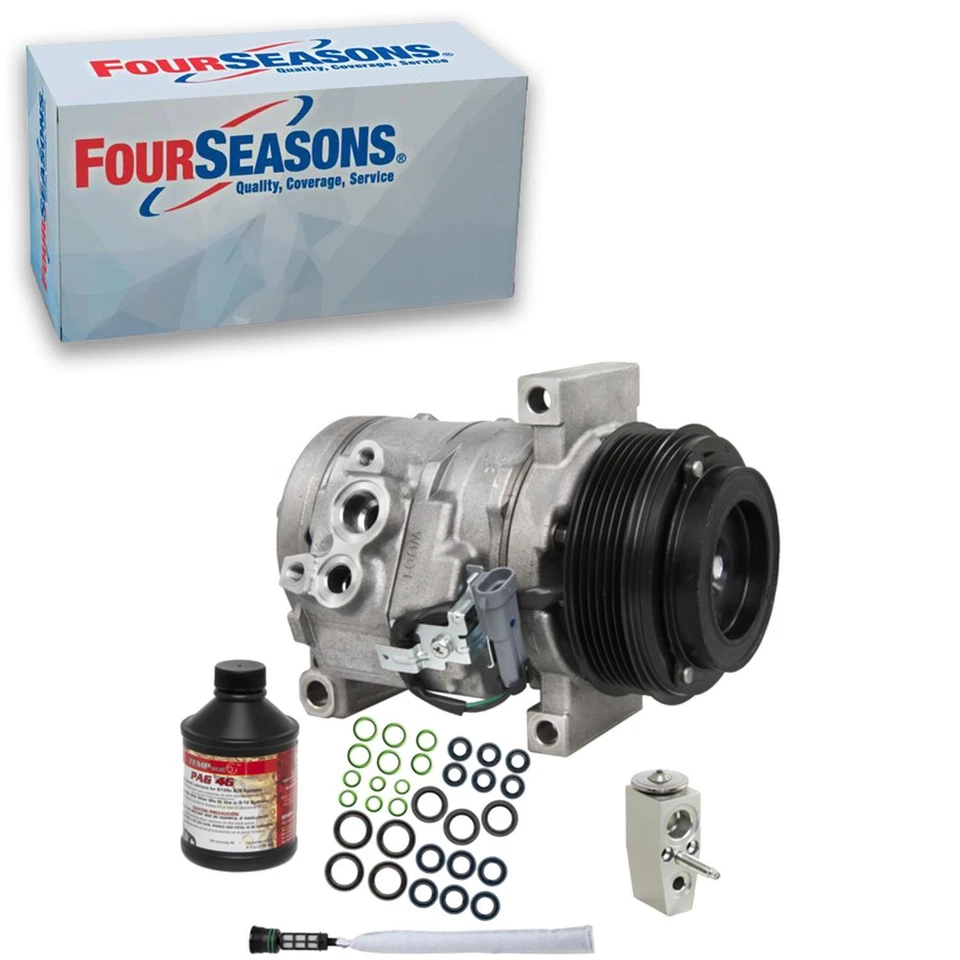 Kit de compresor de aire acondicionado 4 estaciones para Chevrolet Silverado 2500 HD 2015 6,6 L V8 Foto 1 de 4