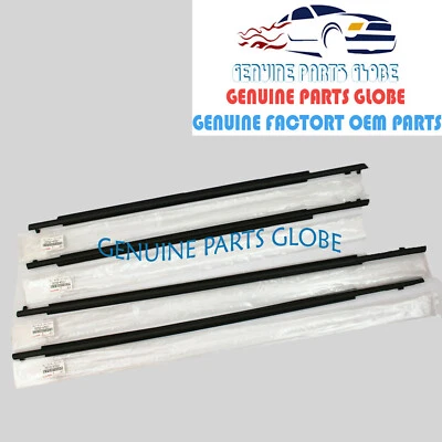 GENUINE OEM TOYOTA 2010-2015 PRIUS FRONT & REAR DOORS BELT WEATHERSTRIP SET OF 4 - Image 1 of 4