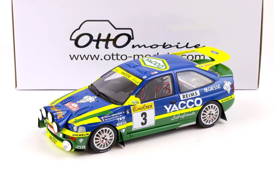 Ford Escort Rs Cosworth #3 Monte Carlo 1996 Bernardini Ottomobile Ot1028 1/18