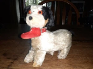 Antique Wind Up Dog With Shoe Walks When Wound Up - Picture 1 of 7
