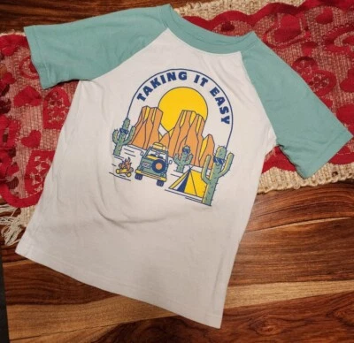 Camiseta Jumping Beans más suave niños talla 8 Taking It Easy AZ foto - manga corta Foto 1 de 4