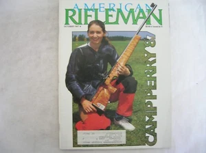 Vintage AMERICAN RIFLEMAN Magazine, OCTOBER 1987, Excellent Condition - Picture 1 of 4