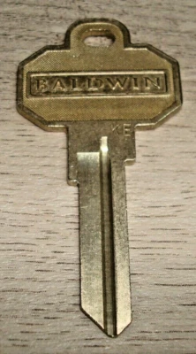 BALDWIN 82245 ORIGINAL KEY KE K5 Kwikset Rocky KW1/ KW11 BLANK KEY