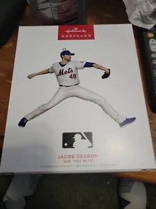 2022 Hallmark Keepsake Ornament MLB New York Mets Jacob DeGrom New Off Shelf! - Picture 1 of 1