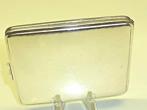 Vintage Art. Deco German 835 Argento (Crescent & Crown) Sigaretta Case -rare - Bild 1 von 1