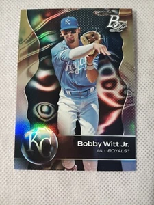 2023 BOBBY WITT JR BOWMAN PLATINUM BASEBALL CARD #8 KC KANSAS CITY ROYALS - Bild 1 von 2