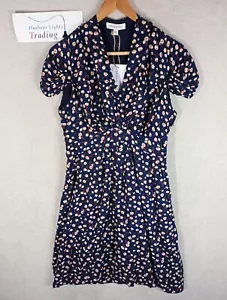 Emily and Fin Dress M 12 Blue Flowers/Floral Womens Designer Bargain - Picture 1 of 13