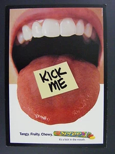 Chewy Spree Candy Color Promotional Promo Advertising Postcard - Picture 1 of 2