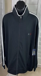 Polo Ralph Lauren Black/White Zip-Up Sweater - Men’s Big & Tall 3XLT - NWT $125 - Picture 1 of 5