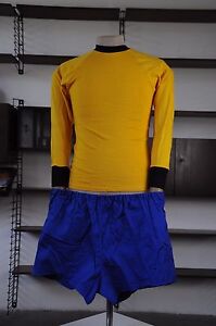 VEB Konfektion DDR Sporthose GDR Gr. 8 blue 80er Shorts True Vintage 80s blau