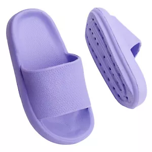 Kinder Cloud Slides für Mädchen Jungen Kissen Hausschuhe rutschfest Strand Bad Sandalen - Bild 1 von 7