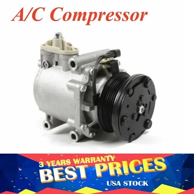 A/C Compressor with Clutch for 2003-2005 Ford Crown Victoria 4.6L CO 2486AC - Image 1 of 4