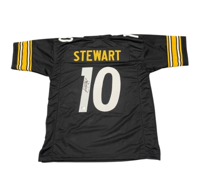 Футболка с автографом Корделла Стюарта из Pittsburgh Steelers Beckett Witness сертификат подлинности BAS - Изображение 1 из 3