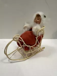 Byers' Choice Caroler Kid in Sled with Blanket - Picture 1 of 6