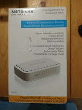 NETGEAR 5-Port Gigabit Ethernet Switch 10/100/1000 Mbps #GS605 NEW IN BOX!!