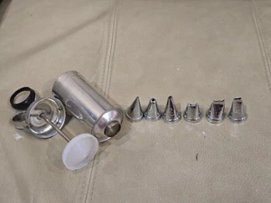TALA Vintage Tin Cake Decorating Icing Piping Tool and 6 Nozzles,Made in England - Picture 1 of 24