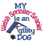 My Welsh Springer Spaniel is An Agility Dog Long-Sleeved T-Shirt DC1926L 