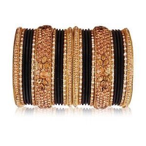 Celestenation Indian Ethnic Partywear Handmade Bangles – Elegant Jewelry for Wom - Picture 1 of 31