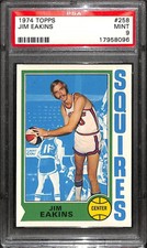 1974 Topps #258 JIM EAKINS PSA 9 17958096