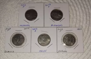 5 State Quarters 2003p (L63P1-5) Uncirculated - Picture 1 of 4