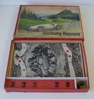 Antikes Würfelspiel " Nürburg - Rennen " vor 1945