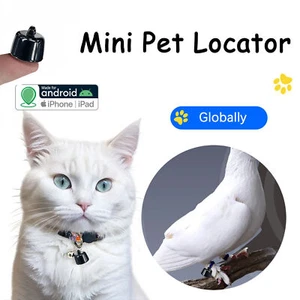 Intelligenter tragbarer Mini-GPS-Tracker für Katzen/Hunde wasserdicht Haustier-Locator UK - Bild 1 von 6