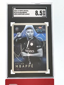 2018-19 Topps Crystal UEFA UCL Kylian Mbappe #116 PSG SGC 8,5 RC - Imagen 1 de 2