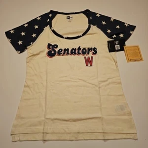 NWT Washington Senators MLB Baseball T-Shirt Women's Small New With Tags - Picture 1 of 5