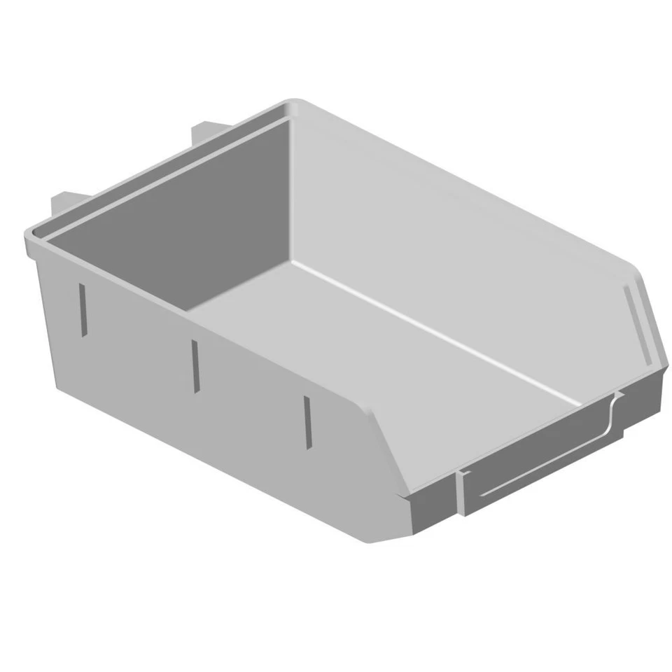 11403-00004= Lochwand Minibox 90x135mm H40 weiß Rückwand SL Regal Element System