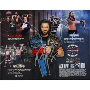 Roman Reigns WWE Autographed 11" x 14" 1,000 Days as Champion Photograph #3/1000 - Picture 1 of 1